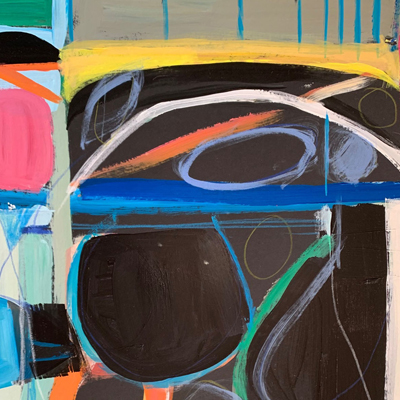 abstract painting titled Krewe I